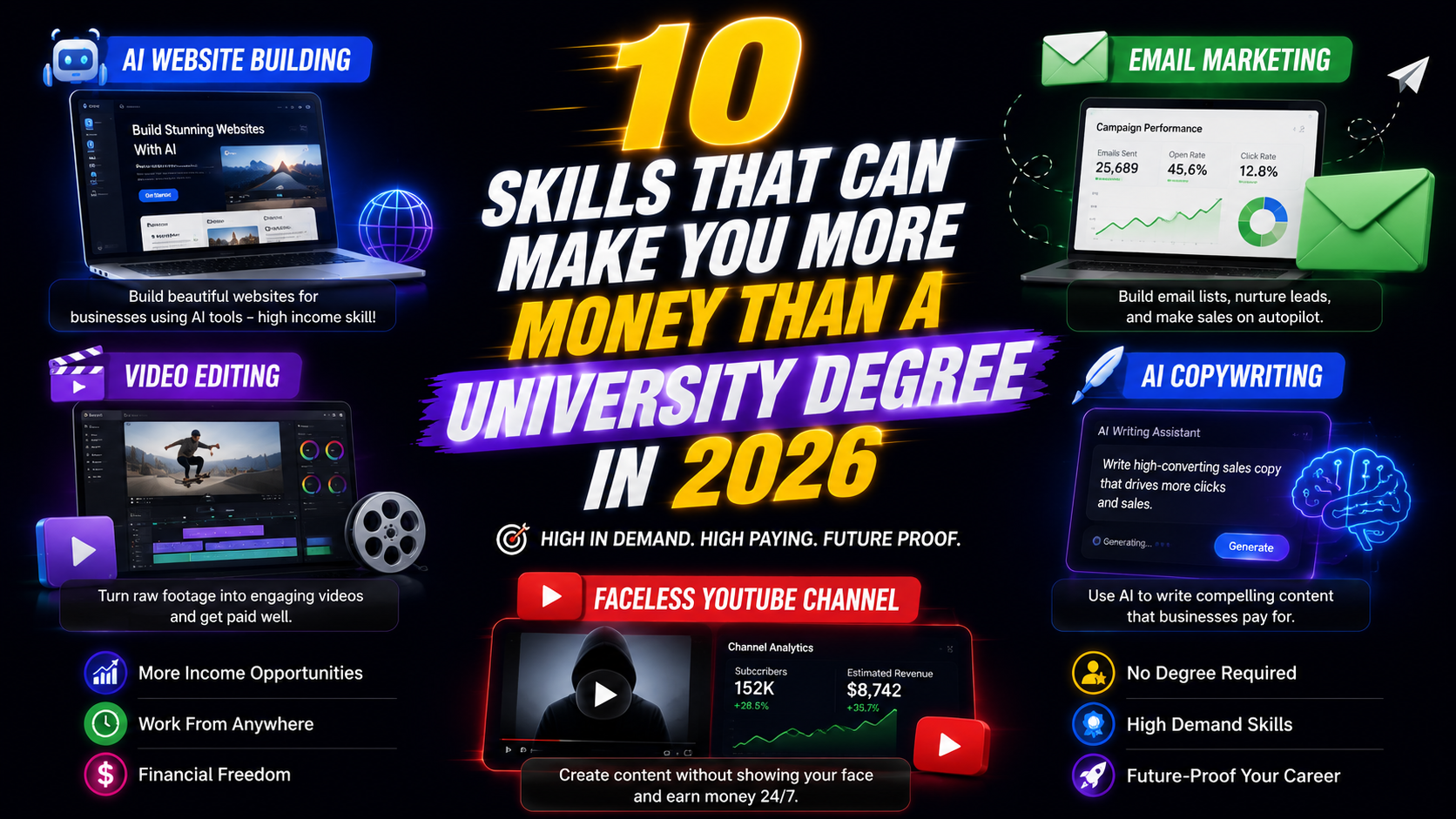 10 Skills That Can Make You More Money Than a University Degree in 2026