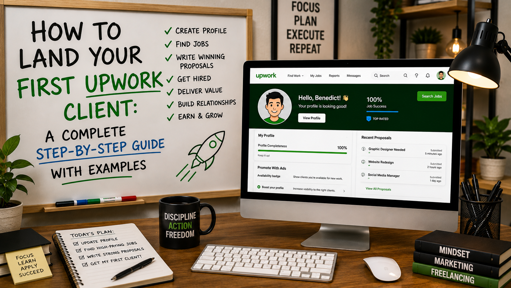 How to Land Your First Upwork Client: A Complete Step-by-Step Guide With Examples