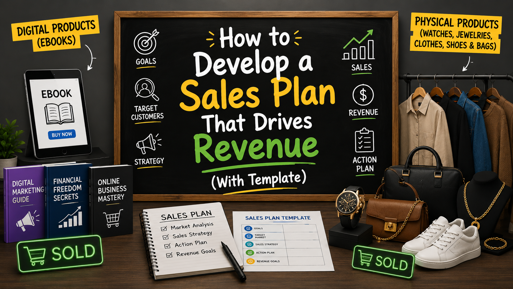 How to Develop a Sales Plan That Drives Revenue (With Template)