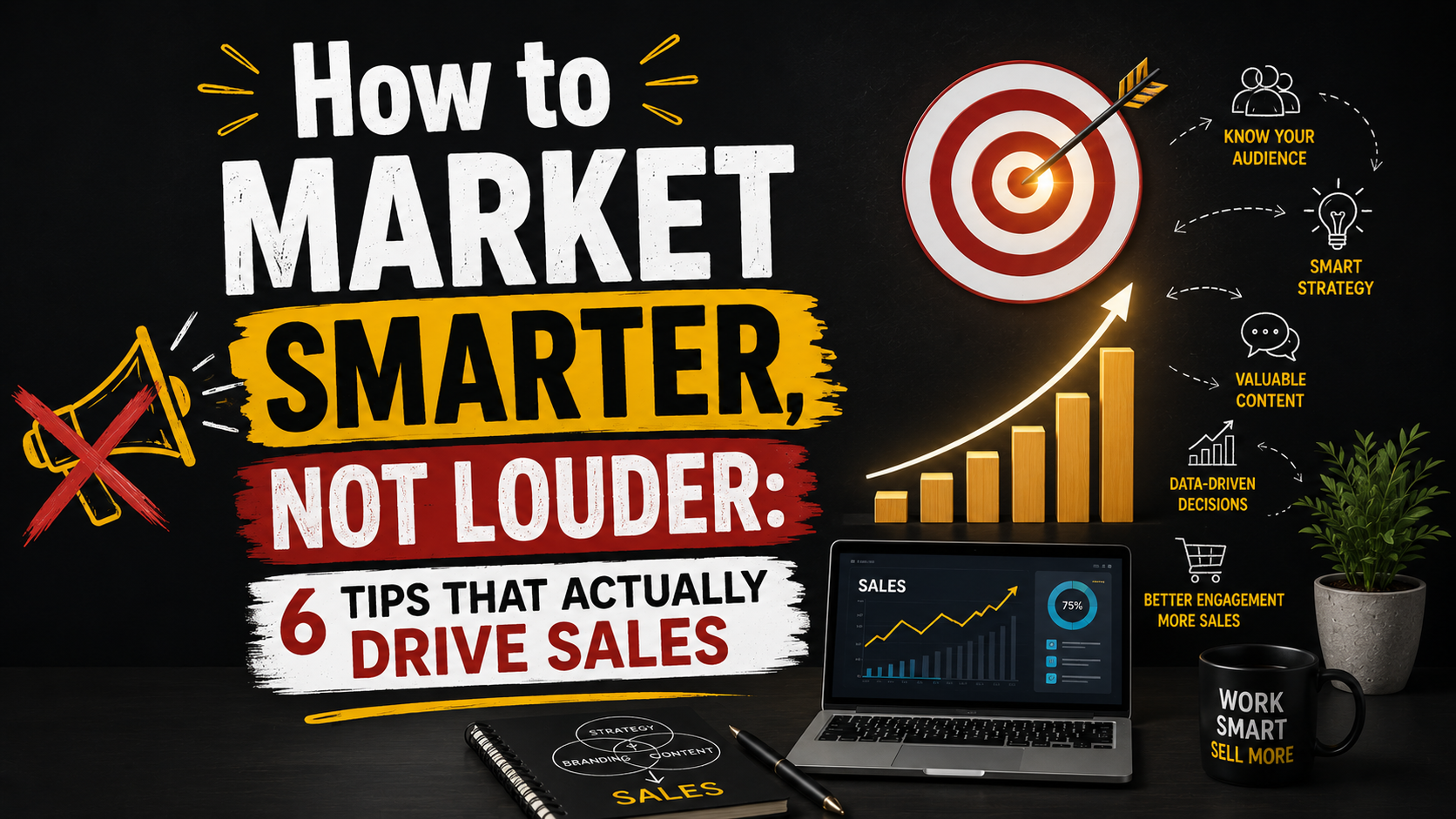 How to Market Smarter, Not Louder: 6 Tips That Actually Drive Sales