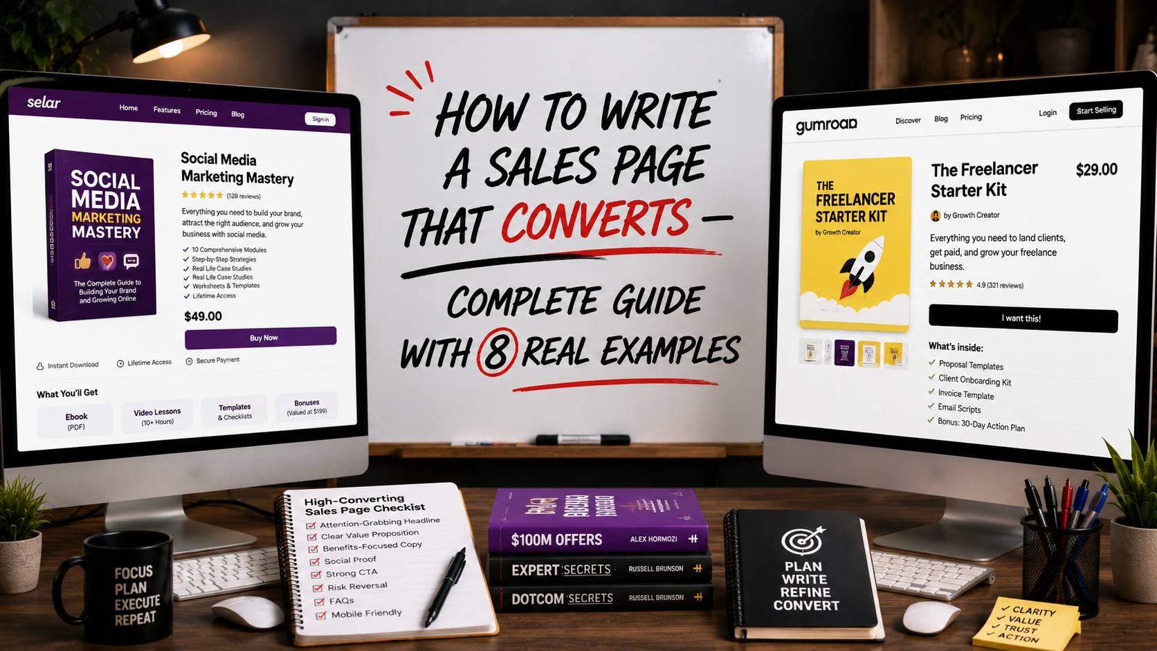How to Write a Sales Page That Converts — Complete Guide With 8 Real Examples