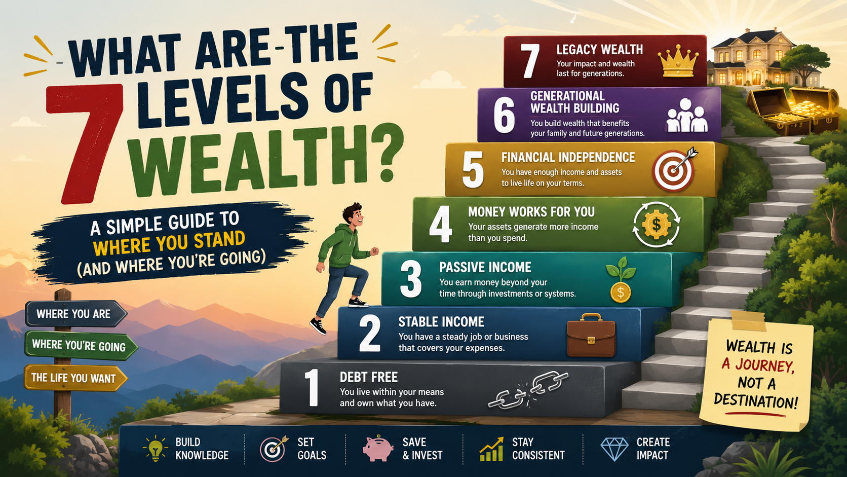 What Are the 7 Levels of Wealth? A Simple Guide to Where You Stand (And Where You’re Going)