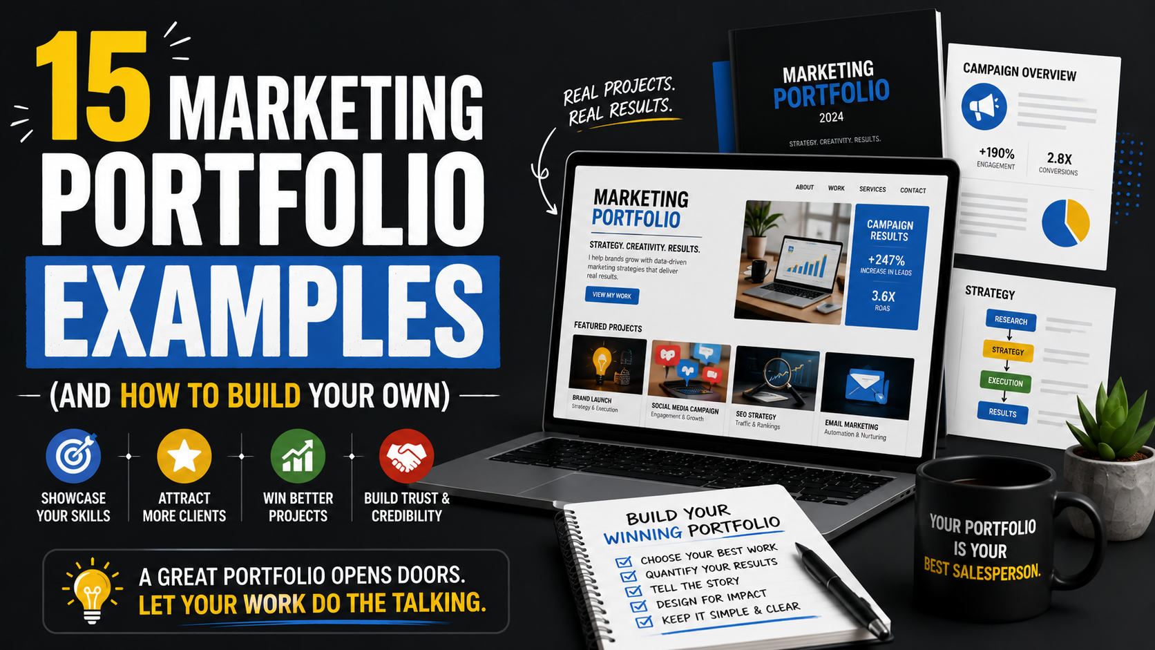 15 Marketing Portfolio Examples (And How to Build Your Own)