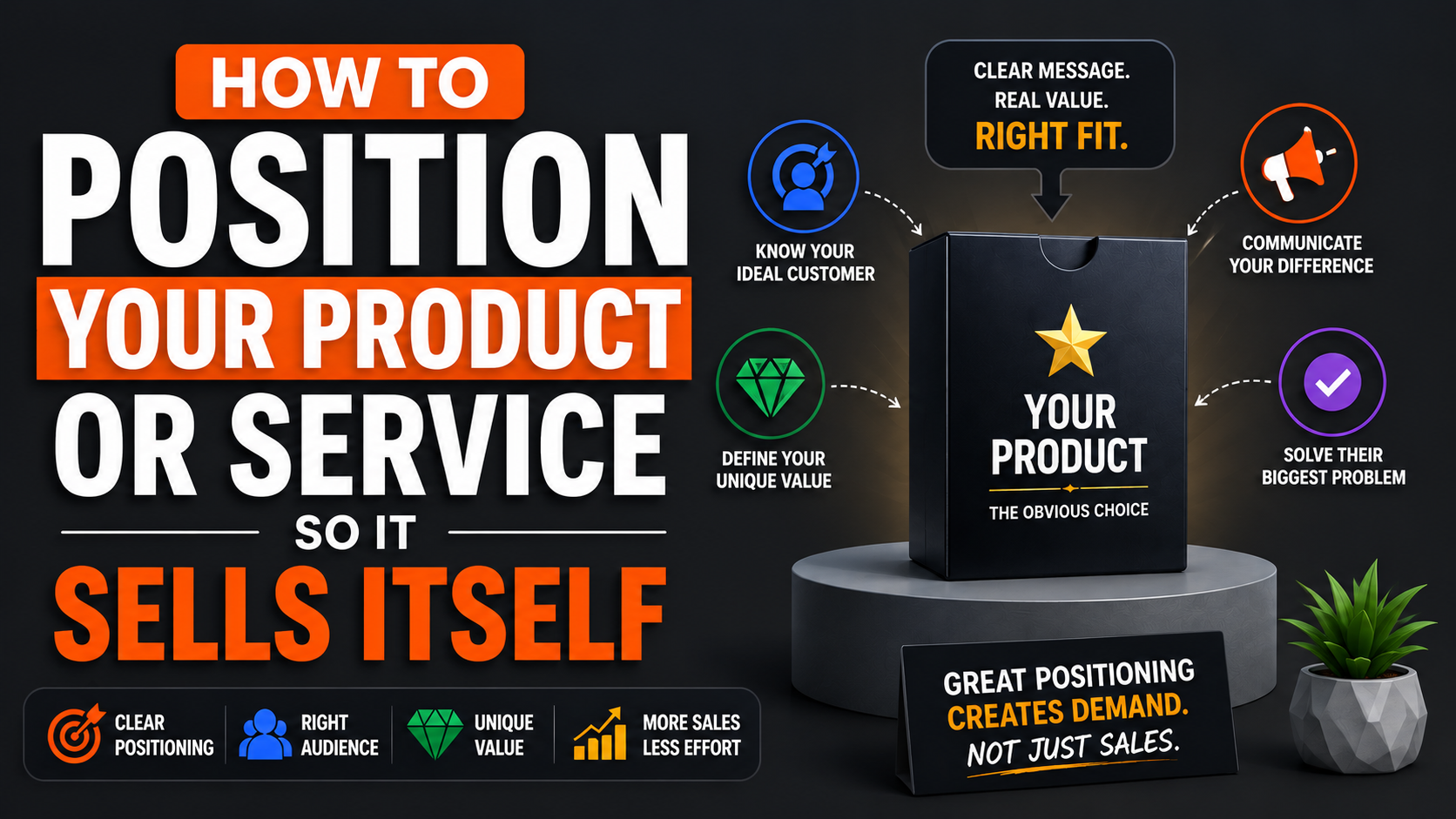 How to Position Your Product or Service So It Sells Itself